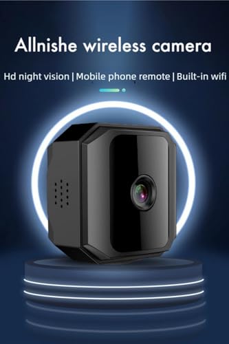 Wireless Security Camera with HD Night Vision, Motion Detection, Cloud & TF Storage, No-Drill Magnetic Installation for Indoor Use