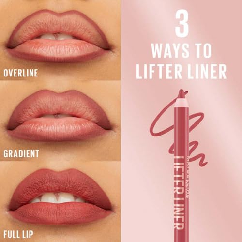 MAYBELLINE LIFTER LINER 05 ON IT - Lip Liner Makeup with Hyaluronic Acid