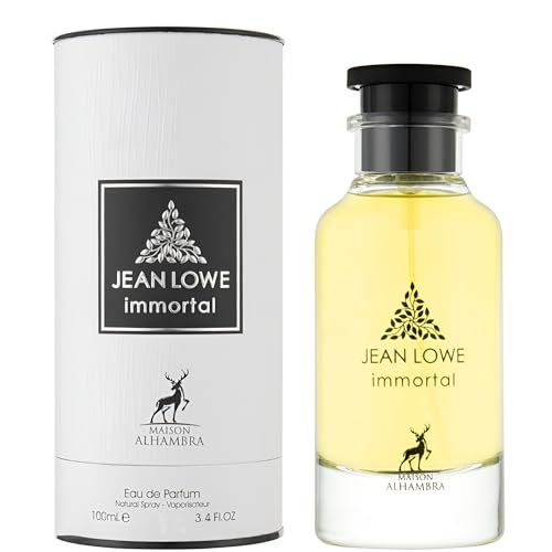 Maison Alhambra Jean Lowe Immortal Eau De Parfum Spray for Men, 3.4 Ounce