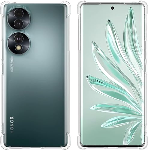 ZEGE Shockproof Back Cover Case for Honor X7b | Raised Bumps for Camera & Screen Protection | Ultra Clear Soft Silicone Back Cover Case for Honor X7b