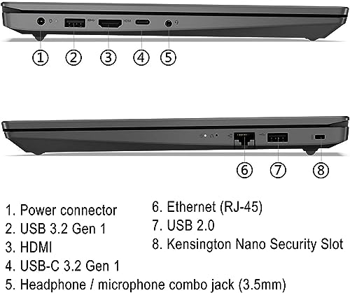 Lenovo V15 Gen2 15.6" FHD Business & Home Laptop, Intel Celeron N4500 Processor, 16GB RAM, 1TB SSD, Numeric keypad, Wi-Fi, BT 5.1, Webcam, RJ-45, HDMI, Windows 11 Pro, w/Battery