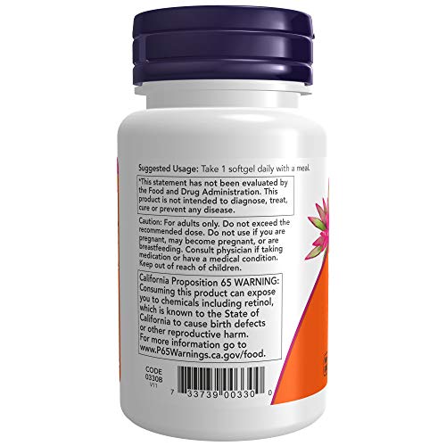 Now Foods, Vitamin A, 10, 000 Iu, 100 Softgels