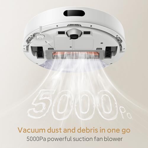 Xiaomi Robot Vacuum S20: 5000Pa Robot Vacuum and Mop with LDS Laser Navigation, Smart Mapping, 400mL Dustbin & 270mL Tank, Alexa/Google Assistant