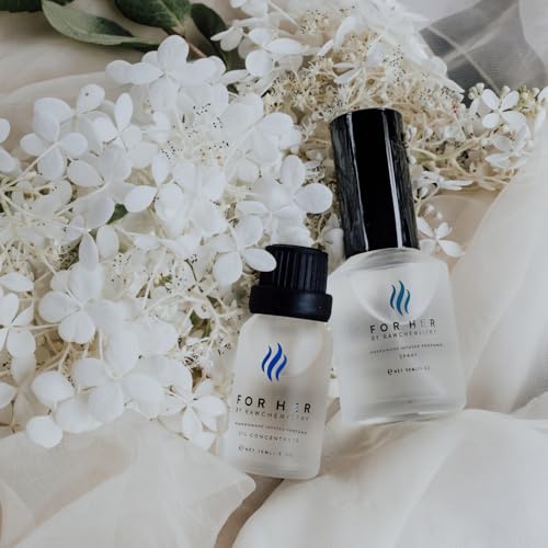 RawChemistry For Her A Pheromone Infused Perfume Gift Set - Elegance, Extra Strength Pheromone Infused Formula 1 Fl. Oz