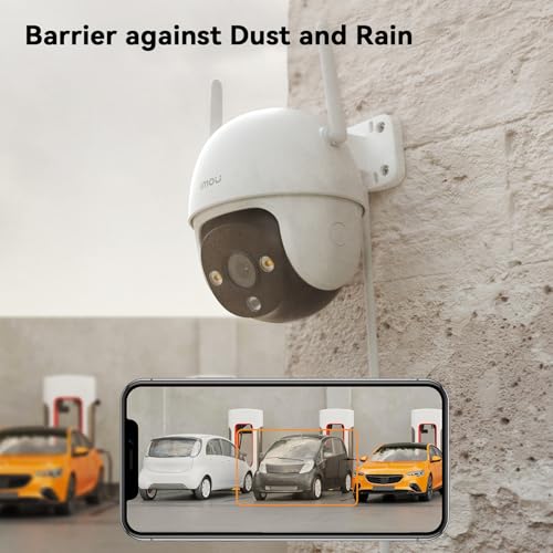 Imou 5MP Outdoor Camera Wireless, 3K Security Camera for Home, Pan/Tilt Outdoor Surveillance Cameras, Pet Camera with Human Detection, Smart Tracking, Outdoor Smart Camera with Alexa(DK7 5MP)
