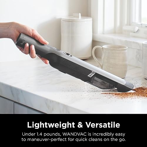 Shark ION W1 Handheld Vacuum, Lightweight at 1.4 Pounds with Powerful Suction, ION Charging Dock, Single Touch Empty and Detachable Dust Cup (WV201)