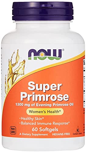 NOW Super Primrose 1300 Mg 60 Sgels, Foods (Nwf354) By Gulfsupplements