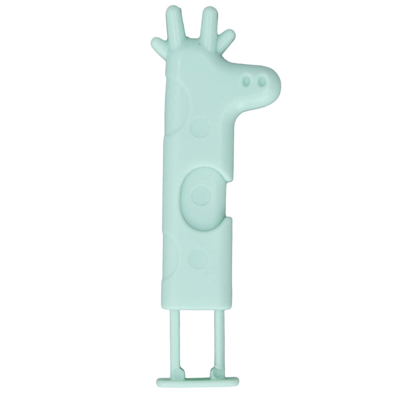 NIBEMINENT Sealing Clips Strong Clamping Force Moisture Proof Giraffe Look Plastic Bag Clips for Food Storage Bread Bags Snack BagGreen