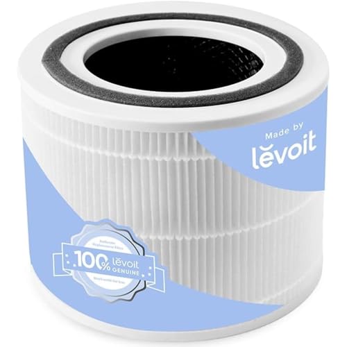 LEVOIT Air Purifier Replacement Filter, 3-in-1 True HEPA, High-Efficiency Activated Carbon, Core 300-P-RF, 1 Pack, White