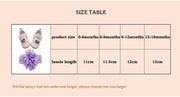 JZLIFE First Walking Shoes,Anti-slip,Comfortable and Breathable Baby Shoes with Hair Band,Baby Gift for Newborn Baby