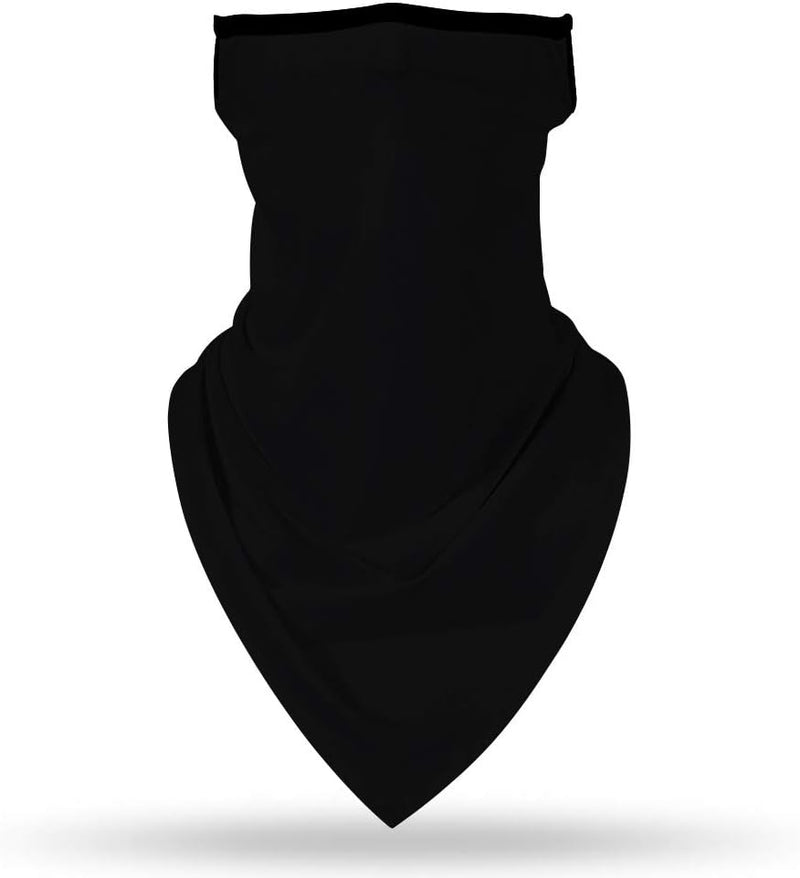 YAYOUREL Neck Gaiter Face Mask Covering Bandanas for Men Women Summer UV Face Scarf Mask Cover Facemask Balaclava Headbands - E: Pure Color 1