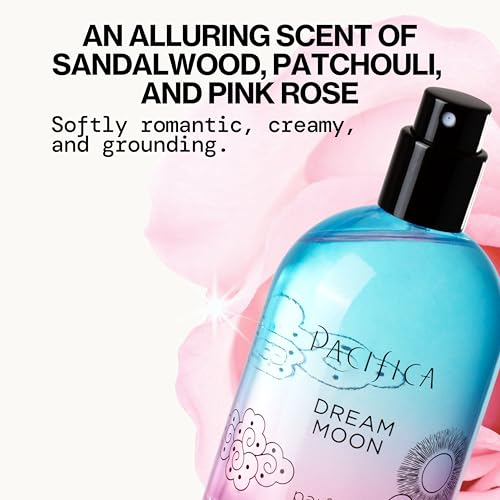 Pacifica Beauty, Moon Moods Spray Perfume Travel Size, Featuring Dream Moon Mini, 5 Scents, Fragrance Sampler Gift Set, Natural + Essential Oils, Clean, Vegan + Cruelty Free