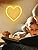 ABIN Heart Neon Sign, LED Light Battery Operated or USB Powered Decorations Lamp, Table and Wall Decoration Light for Mothers Day Gift, Girl's Room Wedding Party Birthday Home Décor (White)