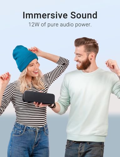 PowerPro Portable Bluetooth Speaker 360° HD Stereo Super Bass USB rechargeable for Outdoor Travel (Black)