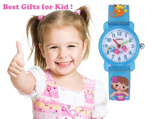 Kids Watchs for Girls Cute Cartoon Wrist Watch Gift Sport Girls Watch Outdoor Pink Watch Ideal Gift for Toddlers Children Learning Time