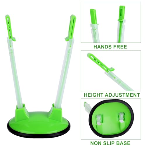 2 Pcs Sandwich Baggy Racks, Adjustable The Batch Lady Freezer Bags, Food Storage Bags Clips Stands, Plastic Reusable Freezer Bag Racks Holders, Food Prep Bag Holders Stands