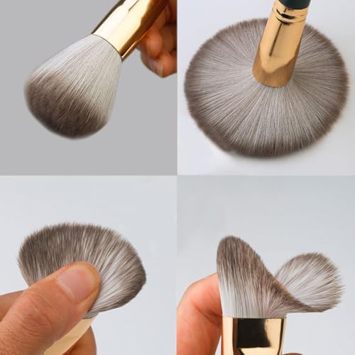 ECVV 14Pcs Premium Synthetic Makeup Brush Set - Foundation, Concealer, Eyeshadow, & Blush Makeup Brushes for Women Girls