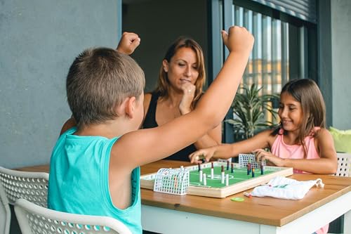 SuperHeated Neurons Plakks | 2 Players | Official Version | English, French and Arabic Language | Family Game For Ages 3+ | Board Game - Flicking Game | Original - Made In China
