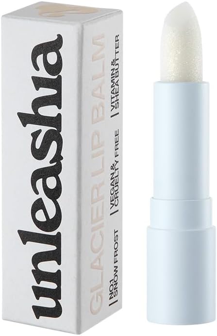 UNLEASHIA Glacier Vegan Lip Balm (NO.2 BLUE LAGOON) - NO.1 SNOW FROST