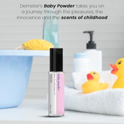 Demeter Baby Powder Roll On Perfume Oil , 0.33 Oz, Long-Lasting