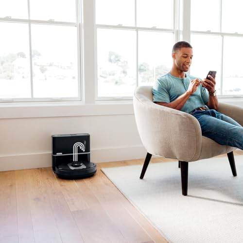 Shark UR2500SR AI Ultra Robot Vacuum Cleaner with Ultra Clean, Home Mapping, 30 Day Capacity, Bagless, Self Empty Bottom, Perfect for Pet Hair, WiFi, Works with Alexa, Black/Silver