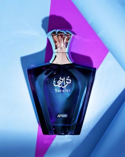 AFNAN Turathi Blue Eau de Parfum for Men, 90 ML