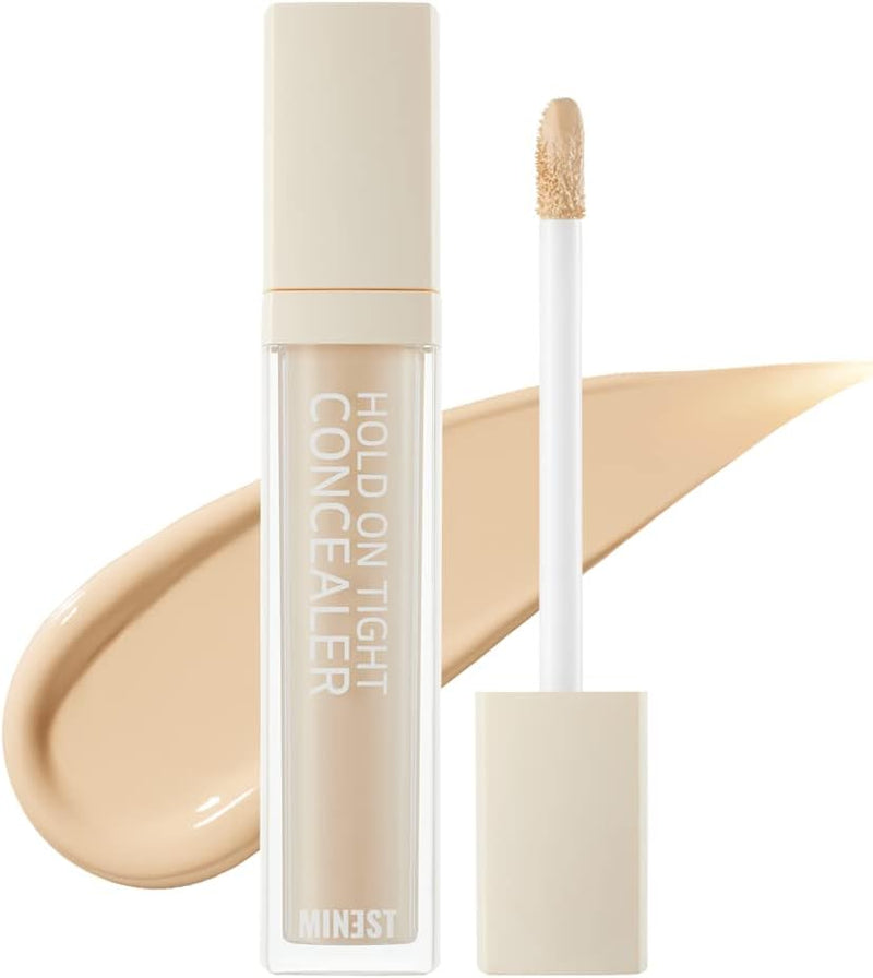 GIFT BUNDLE SALE: MINEST Hold On Tight Concealer (No 1.0 Butter) + 307 Mini Concealer Brush