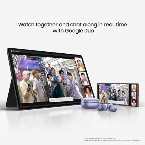 Samsung Galaxy Tab S8 Android Tablet, 12.4" LCD Screen, 128GB Storage, S Pen Included, Qualcomm Snapdragon, All-Day Battery, Ultra Wide Camera, 5G  WiFi, Silver (UAE version)