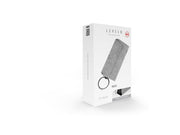 Levelo Neo Leather Case Compatible with IQOS Iluma 2023 with Terra Cigarette Compartment: Compatible with All IQOS Series, Water, Impact, Dust Resistant, Built-In Ring, Built-In Two Pockets - Grey