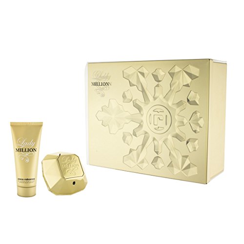 paco rabanne Lady Million Gift Set -- 2.7 oz Eau De Parfum Spray + 3.4 oz Body Lotion / -- (Women)