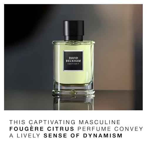 David Beckham Instinct Eau de Parfum for Men, Foug?re Citrus Perfume, Captivating & Dynamic David Beckham Fragrance, Sophisticated Perfume Bottle 50ml (1.7oz)