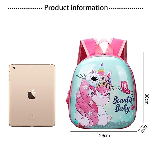BBAUER Unicorn Backpack for Kids, Princess School Backpack Girls Elementary Primary Bookbag, Toddler school bag Kids Travel BookBag, Princess School Backpack for Age 3-12 Years