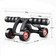 Four-Wheels abdominal Wheel ab Rollers For Home exercise Gym equipment Waist Workout Fitness Roller