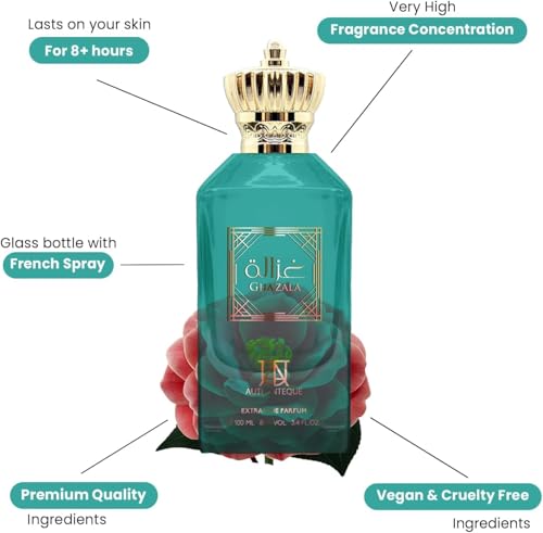 AUTHENTEQUE - Ghazala - Perfumes for Women - Inspired by PDM?? D.elina E.xclusif - Long Lasting - Turkish Rose, Peony, Musk, Petalia & Vanilla - 5ml