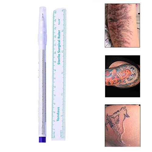 WANGCL Skin Marker Pen, 10pcs Tools Accessories for Eyebrow Marker Tattoo Piercing Positioning