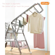 OYDAS Clothes drying stand, Drying Rack,Heavy Duty Clothes Drying Rack,Portable cloth drying stand, Folding Space Saving Garment Rack,Blanket Rack Clothesline,for Indoor Outdoor
