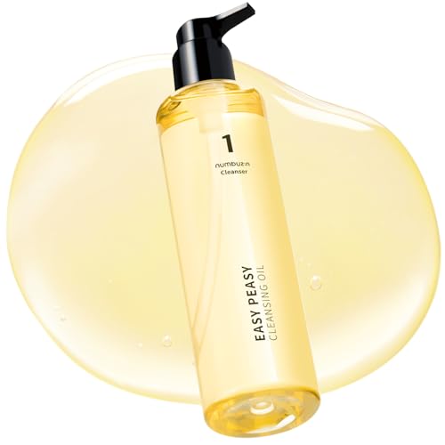 numbuzin No.1 Cleansing Oil | Easy Peasy Cleansing Oil | Makeup Removing Facial Cleanser, Corn Oil, Macadamia Seed Oil | Waterproof Makeup, Blackhead, Excess Oil | Hydrating, Non-Heavy | 200ml