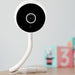 Béaba Zen Baby Monitor Camera, Wireless Security Camera, Malleable Stem for Installation, Wi-Fi Video and Audio Connection for Monitoring, Easy Maintenance, White