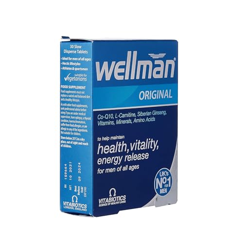 Vitabiotics Wellman Energy Release Tablets - 30 Tablets