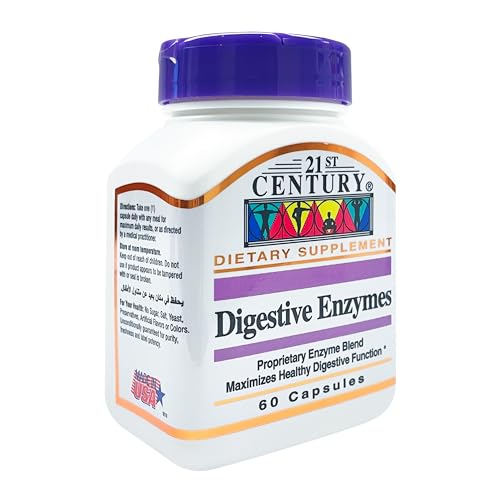 21st Century Digestive Enzyme - 60 Capsules