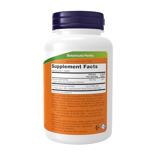 Now Foods Garcinia 1000 mg 120 Tablets