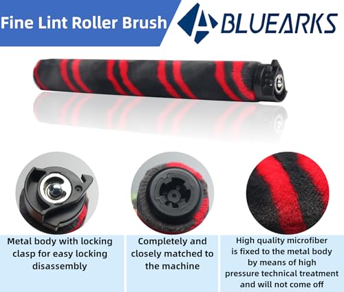 Bluearks AZ3002 Rush Roll Filter for Shark AZ3002 AZ3000 AZ3000W Stratos DuoClean PowerFins Vacuum Upright Vacuum, 1 Brush Roll 2 Foam & Felt 2 HEPA Filter