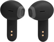 JBL Wave 300TWS True Wireless Earbuds, Deep Bass Sound, 26H Battery, Open-Ear Comfortable Fit, Hands-Free Stereo Call, Dual Connect, Rain Resistant, Voice Assist, Touch Control - Black, JBLW300TWSBLK