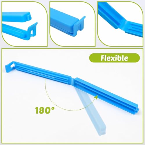 40 Pcs Food Clips,Food Bag Clips,Food Bag Clips For Food Storage,Bag Clips For Food Storage,Reusable Kitchen Clip,Clip Closure Bag,Food Bag Clips,For Keeping Food Fresh And Sealed(SIZE:4.3INCH)