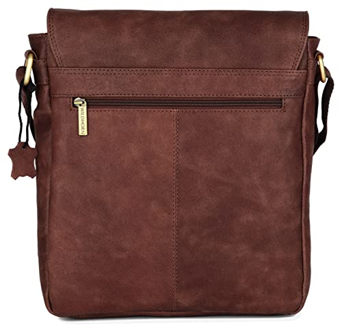 WILDHORN Brown Sling Bag for Men I Genuine Leather Crossbody Bag