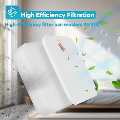 NZ780UKT Lift-Away Filters Replacement for Shark Anti Hair Wrap Upright Vacuum Cleaner NZ700 Series NZ780, 2 Pack Foam & Felt Filters