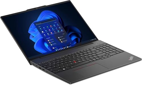 Lenovo ThinkPad E16 Business Laptop (16" FHD+ Anti-Glare, Intel 13th Gen 10-Core i7-1355U, 40GB RAM, 1TB SSD), Backlit, Fingerprint, IST Hub, FHD Webcam, Ethernet, Wi-Fi 6, Win 11 Pro, Black