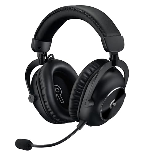 Logitech G PRO X 2 LIGHTSPEED Wireless Gaming Headset, Detachable Boom Mic, 50mm Graphene Drivers, DTS: X Headphone 2.0â7.1 Surround, Bluetooth/USB/3.5mm Aux, for PC, PS5, PS4, Nintendo Switch - Black