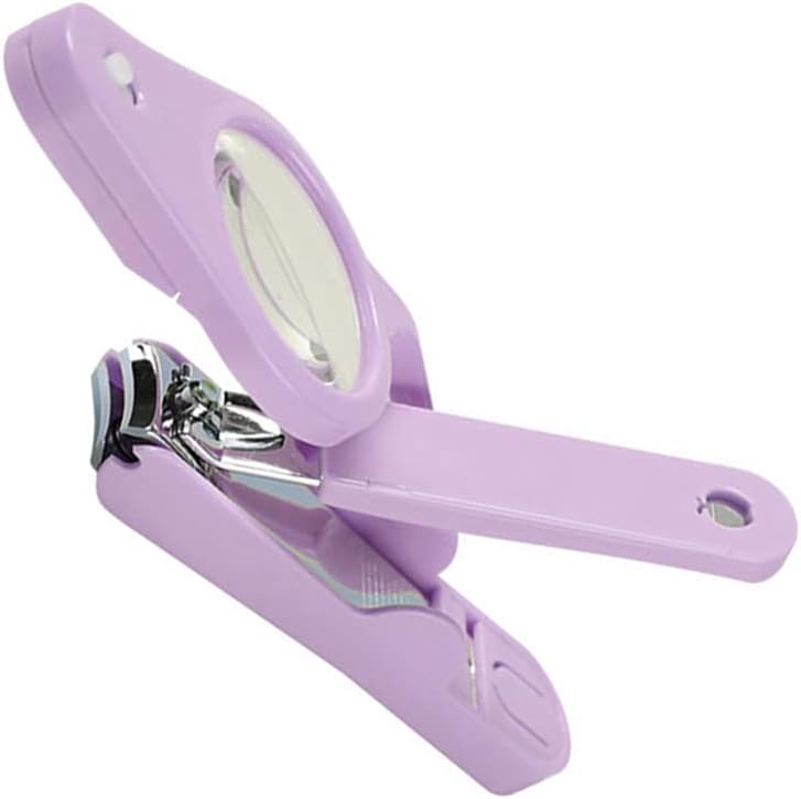 EXCEART Nail Clippers with LED Light and Magnifier Nail Cutters Fingernails Toenails Clippers for Baby Kids Ederly People Pets