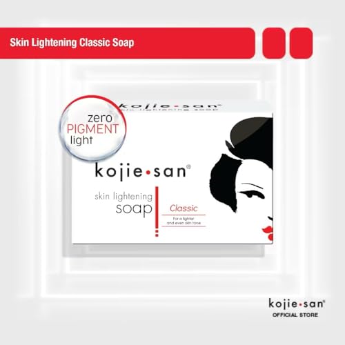 Kojie San Skin Brightening Soap - The Original Kojic Acid Soap with Brightening and Moisturizing Properties, Even Skin Tone and Reduce Appearance of Hyperpigmentation (65 grams, 3 Bars Per Pack)